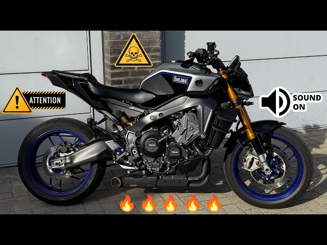 MT-09 SP 2024 Gen4 Spark Exhaust Double Grid Fly By’s 🔥🔥🔥Headphones or Speakers ON 🔊🔊🔊