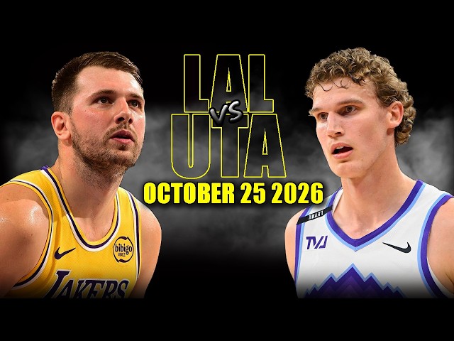 Los Angeles Lakers vs Utah Jazz Full Game Highlights - October 25, 2026 | NBA Season