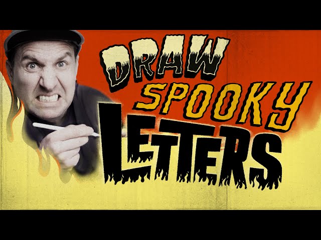 How to Draw Horror Movie Lettering (3 Styles)