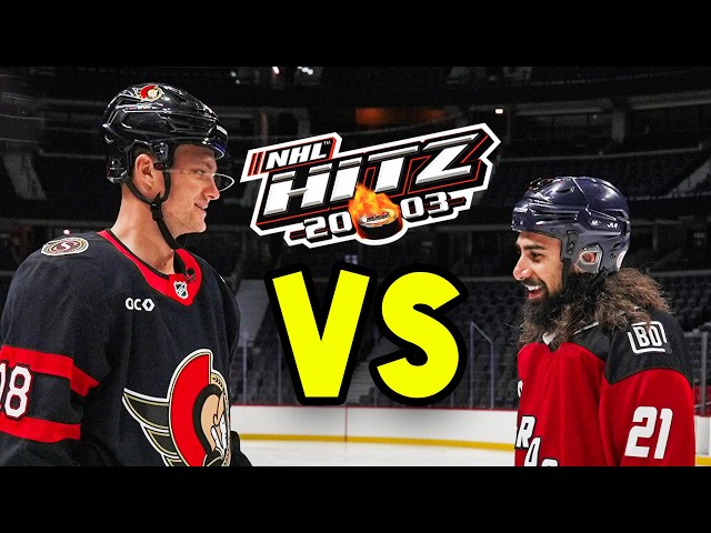 WE PLAYED NHL HITZ MINI GAMES AGAINST TIM STÜTZLE