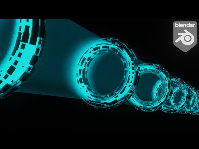 360 Blender looping animation