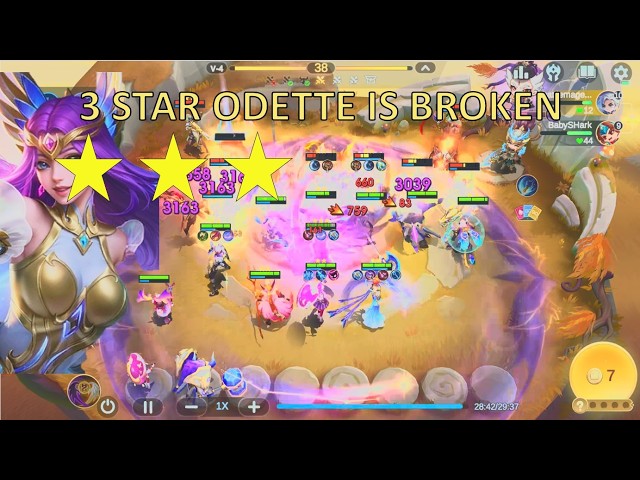 [4K ULTRA HD] 3 STAR ODETTE IS BROKEN | MAGIC CHESS GO GO