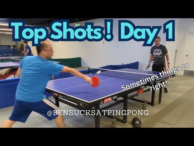Top Shots Compilation! My Best Table Tennis Moments from Day 1! 🏓🔥