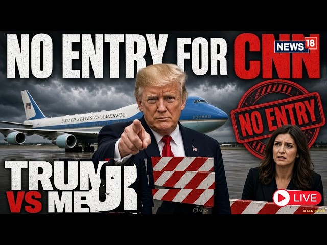 Midterm 2026: CNN BANNED FROM AIR FORCE ONE | Trump White House Escalates Media Fight | N18GG