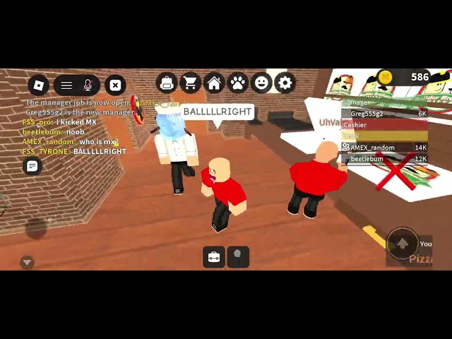 Work at a pizza rage baiter