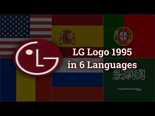 LG Logo 1995 - in 6 Different Languages