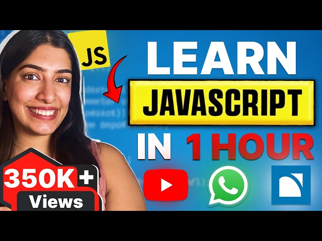 JavaScript for Beginners | Learn JavaScript in one hour!