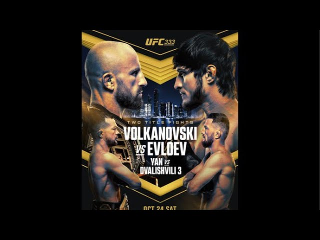 Alexander Volkanovski  BREAKS Movsar Evloev!! #ufc333