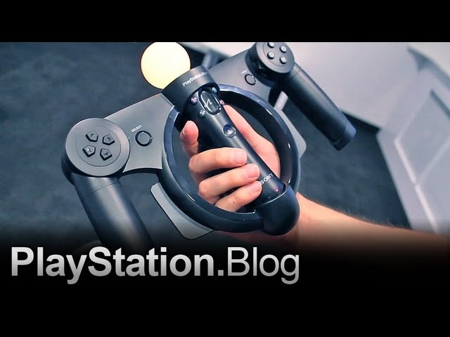 PlayStation Move Racing Wheel - Tech Demo Video Tour
