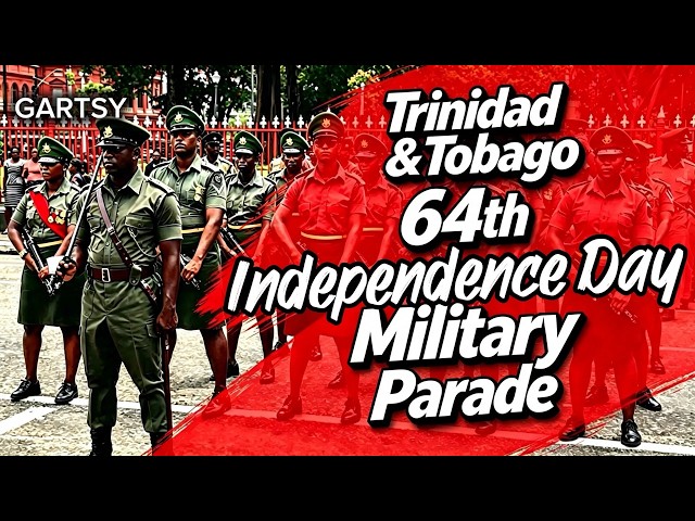 Trinidad and Tobago 64th Independence Day Military Parade in Port of Spain