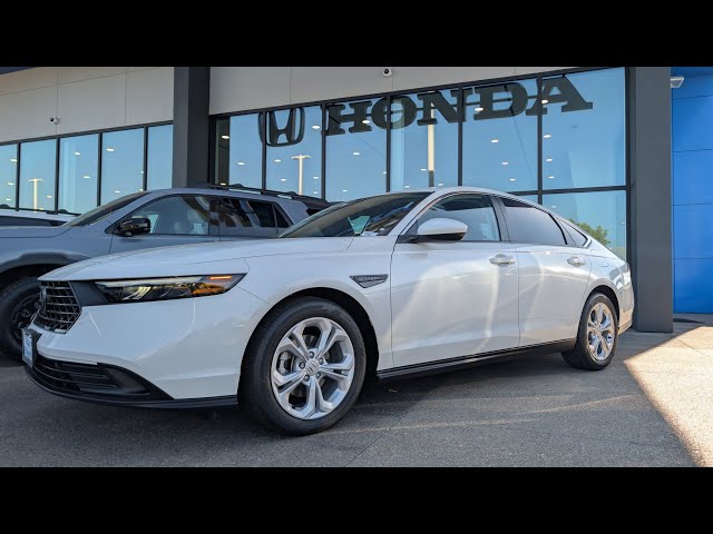 Platinum White Pearl 2026 Honda Accord LX