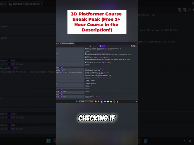 GDevelop 3D: Smart Enemy Collision Checks Explained #shorts #tutorial #gamedev #gdevelop #gdevelop5