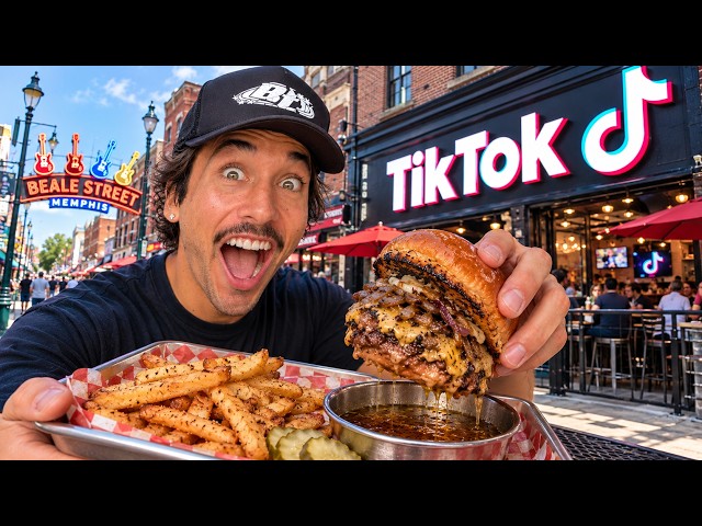 Eating at VIRAL Restaurants For 24 Hours in Memphis!