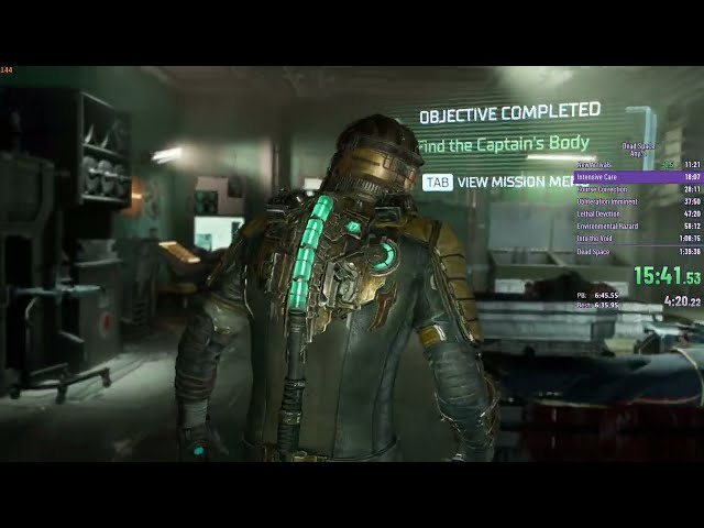 Dead Space Remake any% speedrun in 1h:39m:11s World Record