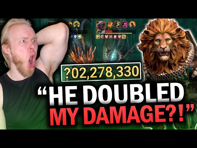 The Cowardly Lion JUST LEVELED UP MY ACCOUNT! - Raid Shadow Legends