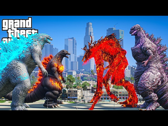 Atomic Godzilla, Burning Godzilla vs Shin Godzilla, Cleric Muto - The Epic Battle