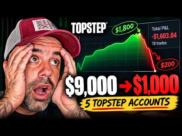 I Almost Blew 5 Topstep $3K Challenge Accounts in ONE DAY