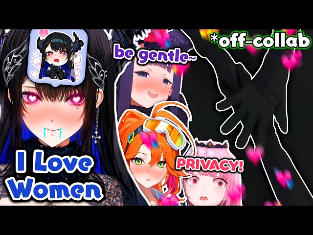 Nerissa Holding Kyoko, Ina & Calli's Hands Was WAY Too SEDUCTIVE~