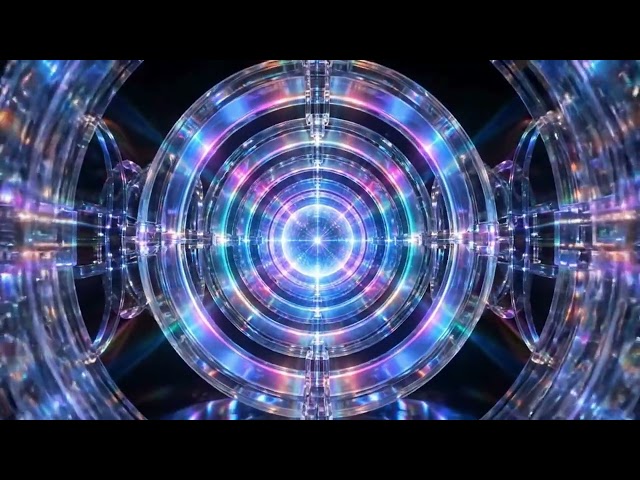 Crystal Ring Tunnel | Immersive VJ Visuals