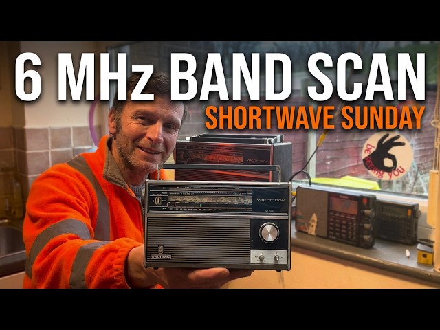 On my Radio . BBC closes Medium transmitters. Shortwave Sunday 6 MHz band scan .