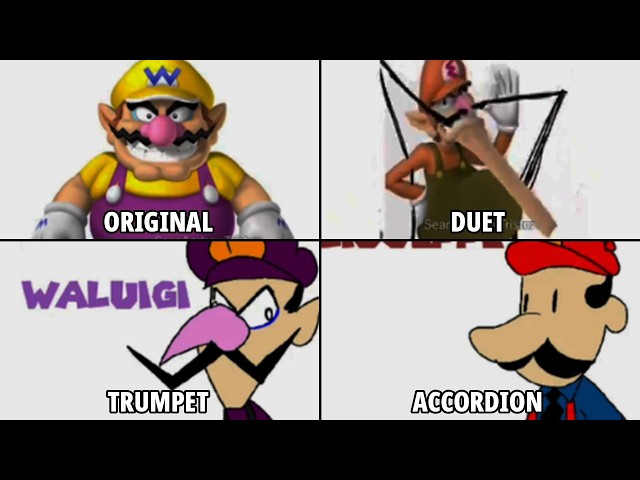 Wawario Waluigi Meme - Music Versions 🎶