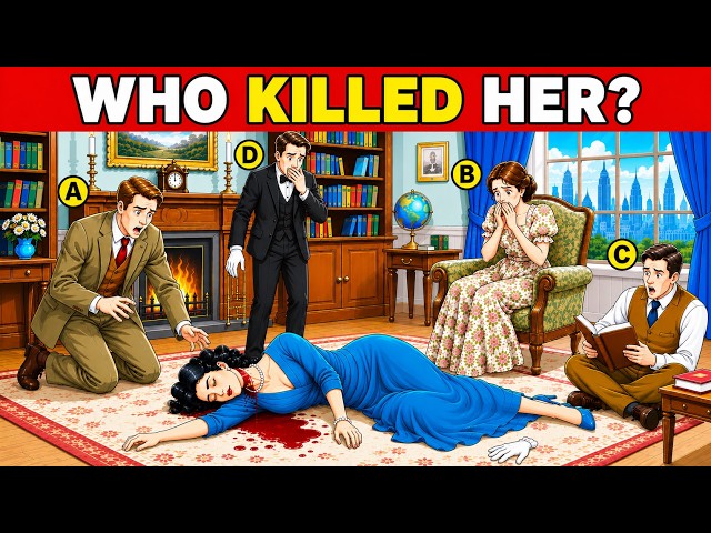 Can You Solve This Murder Mystery ? |15 Impossible Riddles Only 1% Can Solve! 🧠