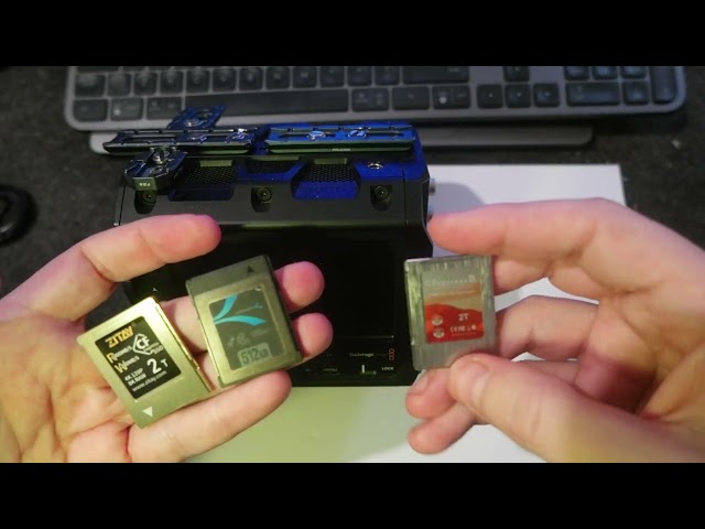 Pyxis 12K Storage solution, NVMe on CFEXpress Type B adapter
