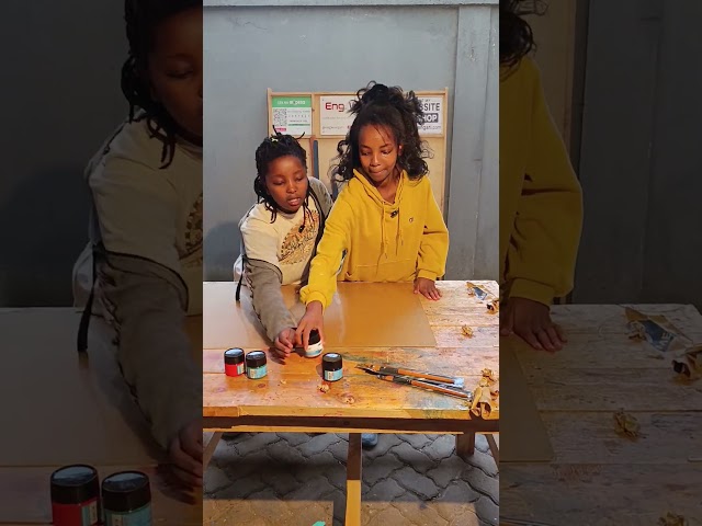 KENYA NATIONAL FLAG — FROM PAINT TO PREMIUM FRAME #handsonlearning #diy #woodworking