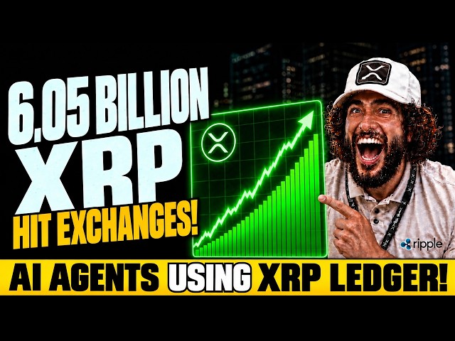 🚨 6.05 BILLION *XRP HIT EXCHANGES* AS AI AGENTS START USING XRPL! 🚨 UTILITY WAVE OR SUPPLY SHOCK!?