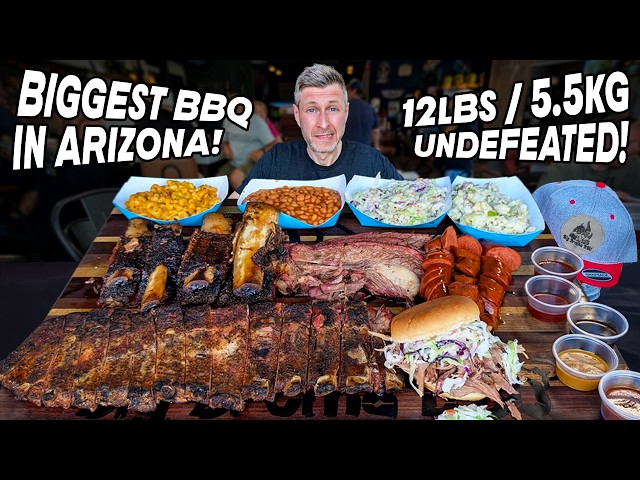 BIG BROTHA'S UNDEFEATED BBQ CHALLENGE IS THE BIGGEST IN ARIZONA WEIGHING 12lb/5.5KG!