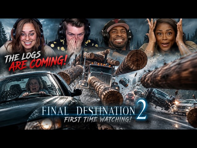 TOP "LOG TRUCK CRASH" REACTIONS! *FINAL DESTINATION 2* FIRST TIME WATCHING!