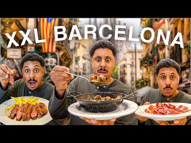 XXL BARCELONA FOOD TOUR - 17 Restaurants in Spain’s wildest city!🇪🇸
