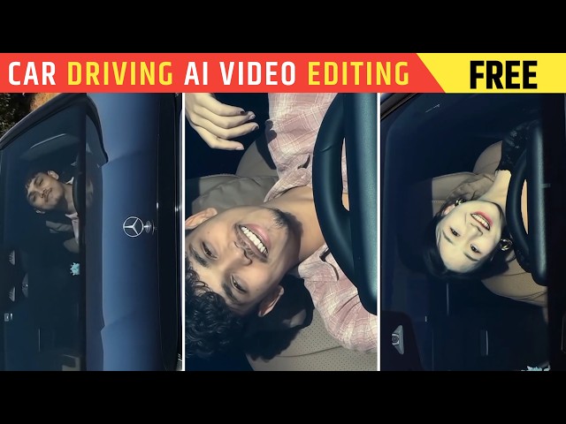 Instagram Trending Pata Chalega Song Reels Editing | How to Make Car Driving AI Video