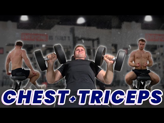 (Soft Spoken) ASMR Gym Workout | Chest & Triceps