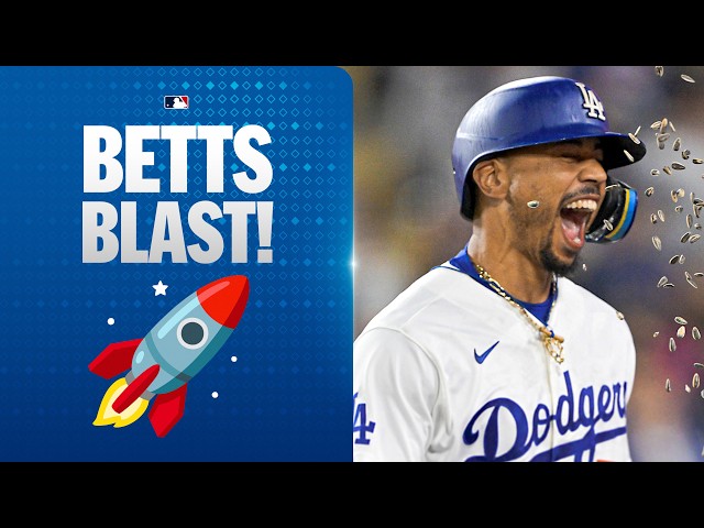 Mookie Betts gets the best of this pitch for his 19th homer of the 2026 season! | MLB Highlights