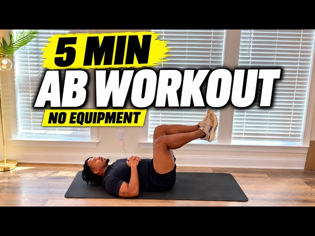5 MIN AB WORKOUT | No Equipment | 125 Reps