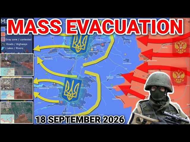 SIEGE PREPARATIONS UNDERWAY ⚠️ Population Departs Key Cities | Russian Units Enter Novoandriivka