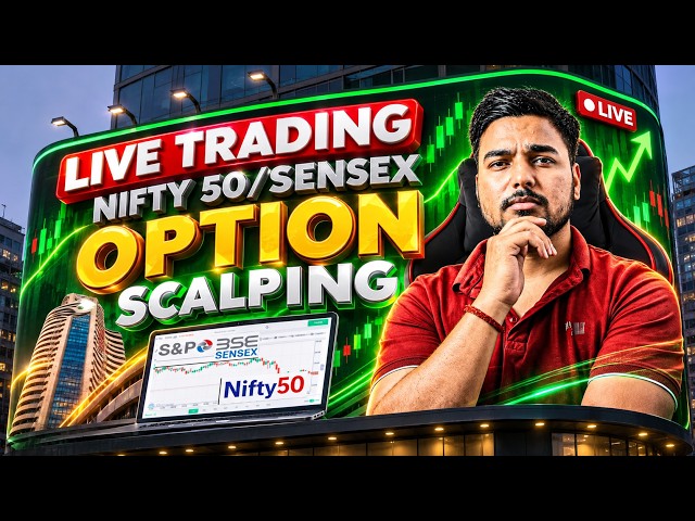 LIVE Options Trading: Nifty 50 & Sensex | 22 SEP #livetrading #livescalping  #thetraderkaushik