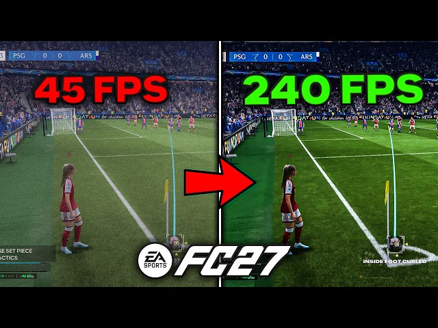 BEST FC 27 PC Settings You NEED to Change! 🔥 (MAX FPS + LOW Input Delay)