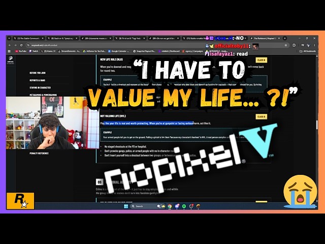 😭StableRonaldo Can't Believe the NoPixel V RuleBook // Reacts to Lore Trailer & Redify I GTA RP