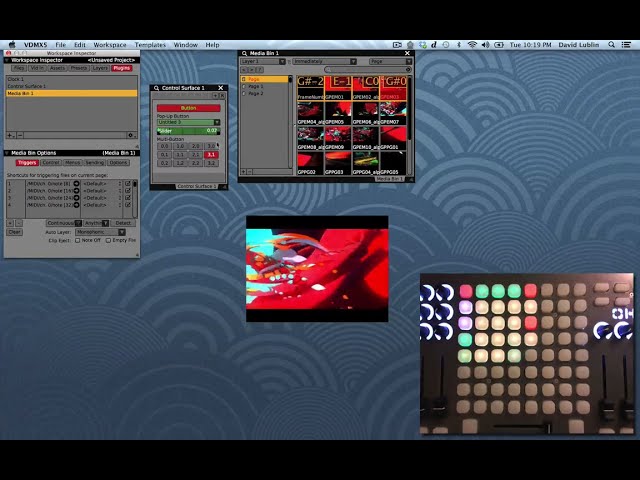 Using Echo mode in VDMX with the Livid Ohm RGB // RGB LED MIDI Controller Mapping