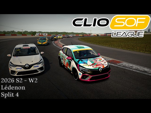Clio Cup SoF League | S2 2026 - Week 2 | Lédenon | Split 4