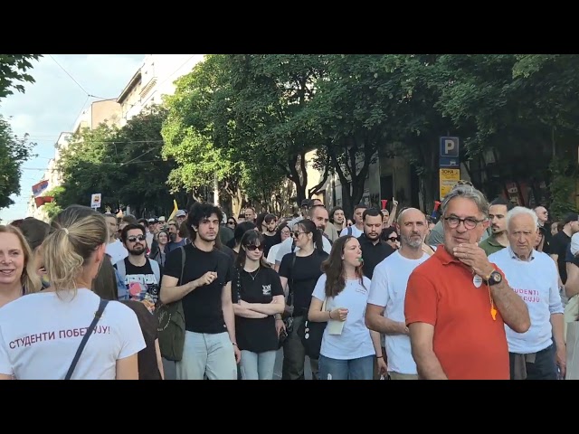 PROTEST PROTIV VUČIĆA U BEOGRADU: EVO KOLIKO JE BILO LJUDI NA SLAVIJI