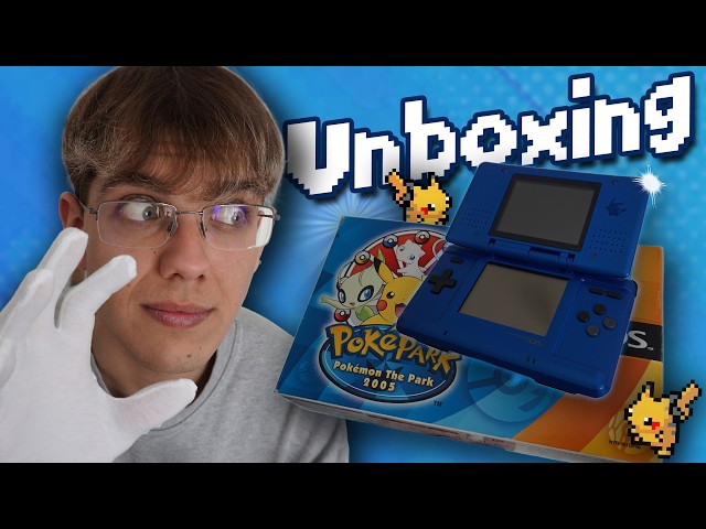 Nintendo DS FAT Unboxing 🟦 Pokémon PokéPark Edition [2005]