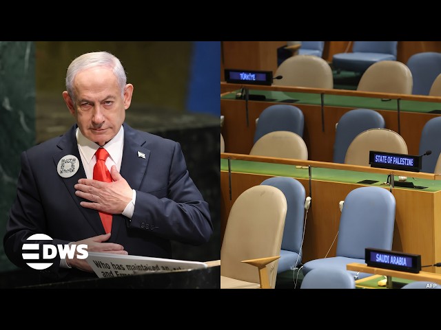 UN Walkouts Escalate Ahead Of High-Stakes Netanyahu General Assembly Speech | DWS News | AC14