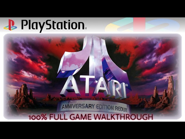 Atari Anniversary Edition Redux (PS1) - Full Game Longplay