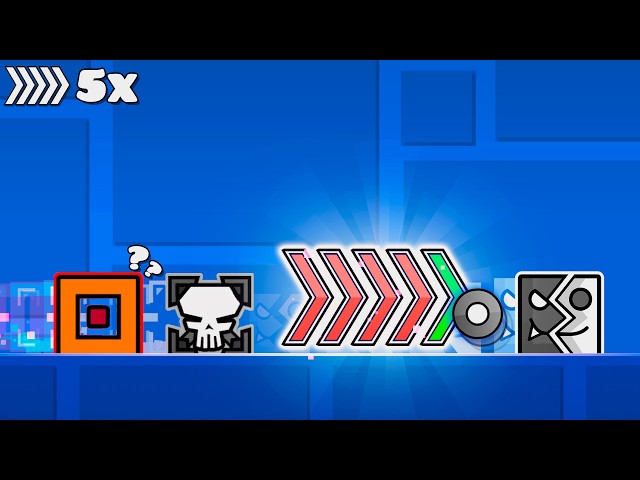 I added REAL 5X SPEED to Geometry Dash