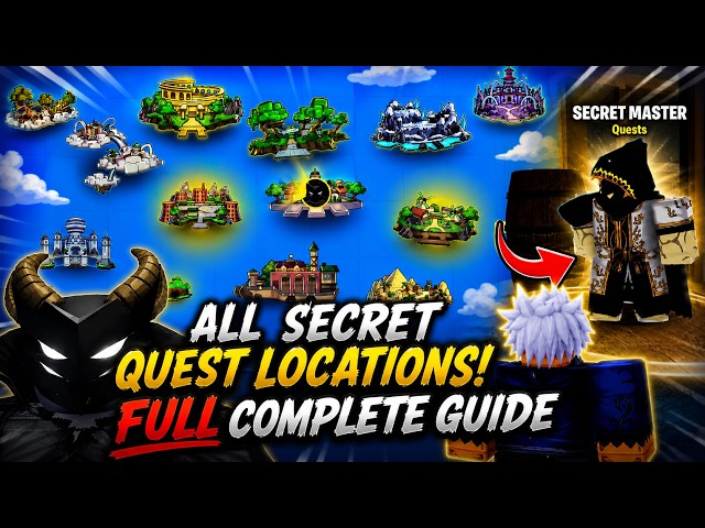 Blox Fruits Update 30 ALL SECRET QUESTS COMPLETE GUIDE | FULL TUTORIAL