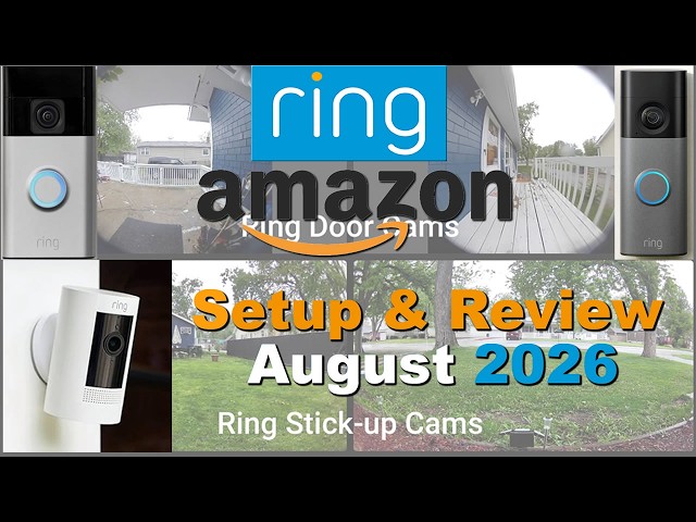 Amazon Ring Security Install & Review. Doorbell & Stickup Cams #amazonreview #homesecurity #Ringapp