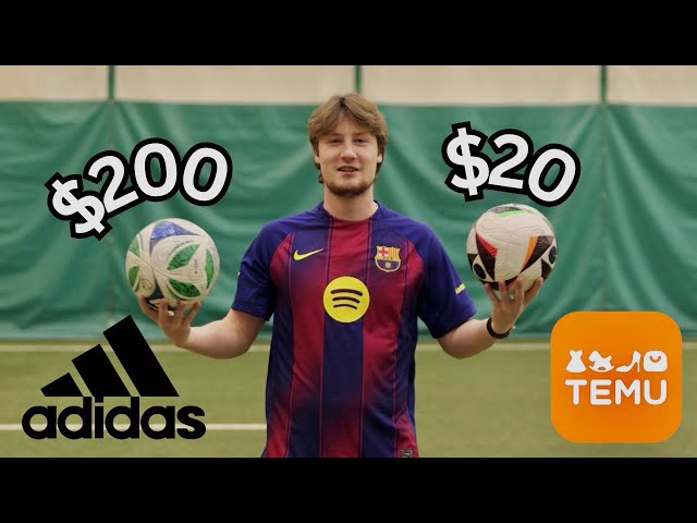 Can a $20 Temu Soccer Ball Beat a $200 Adidas Match Ball?
